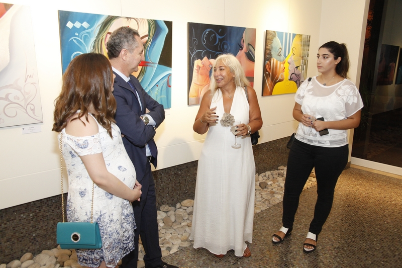 Opening of Nina Taher's Solo Exhibition 'Woman'